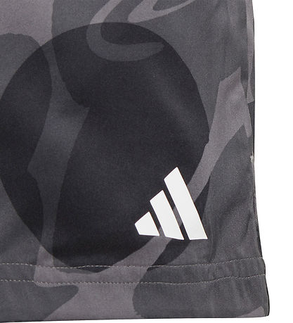 adidas Performance Shorts - JG TR-ES AOP SH - Sort/Grå/Hvid