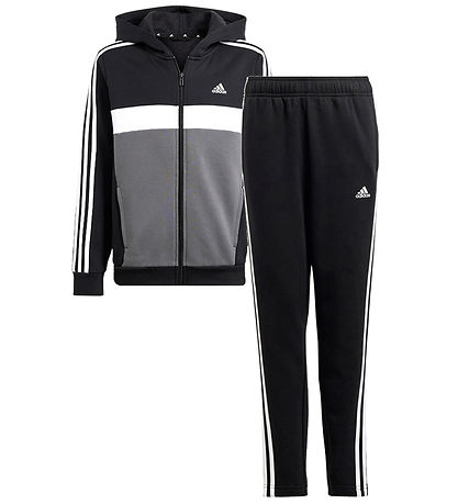 adidas Performance Sweatsæt - Cardigan/Sweatpants - J 3S TIB FL 