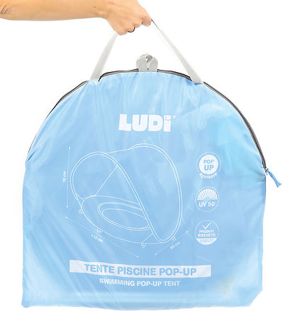 Ludi Skyggetelt - UV50 - 115x80 cm - Blå/Mint