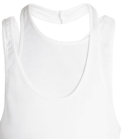 Grunt Top - Lyng Rib Top - White