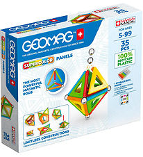 Geomag Magnetset - Supercolor paneler återvunna - 35 Delar