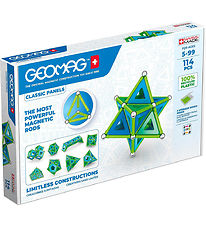 Geomag Magnetset - Classic+ Paneler återvunna - 114 Delar