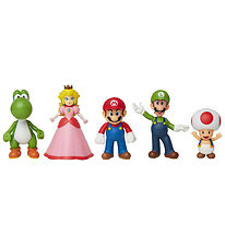 Super Mario Speelfiguren - 5 st. - Mario & Friends