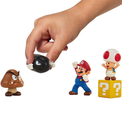 Super Mario Legesæt - Diorama Set - Acorn Plains - 5 Dele