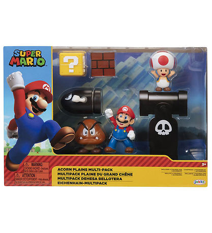 Super Mario Legesæt - Diorama Set - Acorn Plains - 5 Dele