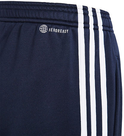 adidas Performance Træningsbukser - U TR-ES 3S - Navy/Hvid