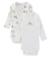 Name It Body l/æ - Noos - NbnBody - 2-pak - Bright White/Farm An