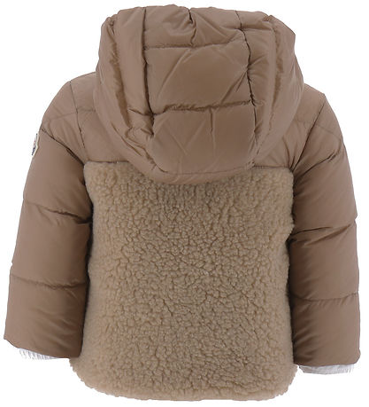 Moncler Dunjakke m. Teddyfleece - Amin - Sand