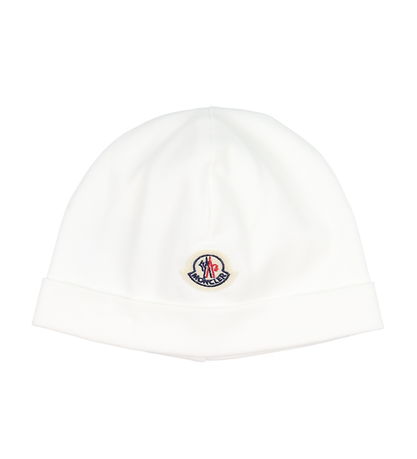 Moncler Sæt - Heldragt/Savlesmæk/Hue - Off White m. Rosa