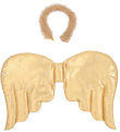 Meri Meri Udklædning - Gold Quilted Angel Wings
