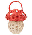 Meri Meri Kurv - 20x18 cm - Mushroom basket