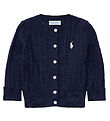 Polo Ralph Lauren Cardigan - Strik - Core Replen - Hunter Navy