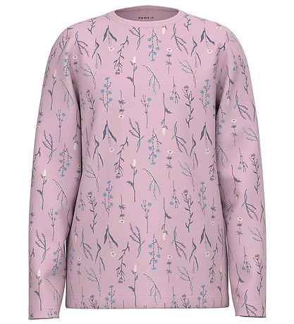 Name It Nattøj - Bluse/Bukser - Noos - NkfNightset - Dawn Pink