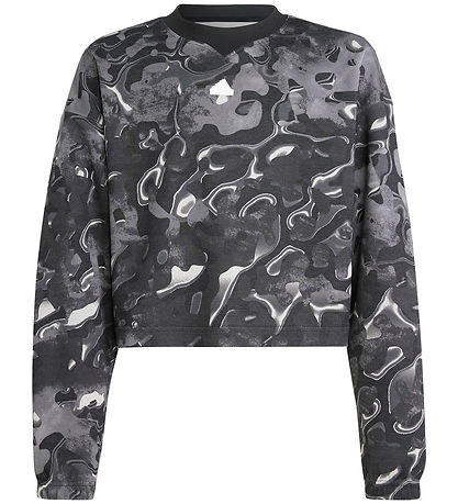 adidas Performance Bluse - Sort/Grå