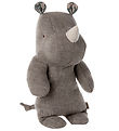 Maileg Bamse - Safari Friends - Næsehorn - Lille - 22 cm - Grey