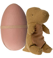 Maileg Bamse - Gantosaurus i Æg - Medium - 37 cm - Dark Ocher