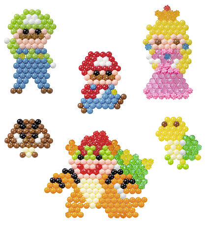 Aquabeads Perlesæt - 600+ stk. - Super Mario Character Set