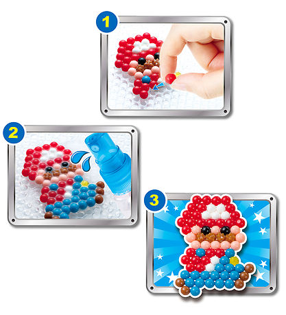 Aquabeads Perlesæt - 600+ stk. - Super Mario Character Set