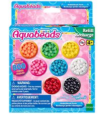 Aquabeads Perler - 800+ stk. - Solid Bead Pack - Multifarvet