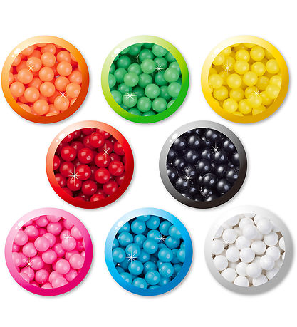Aquabeads Perler - 800+ stk. - Solid Bead Pack - Multifarvet