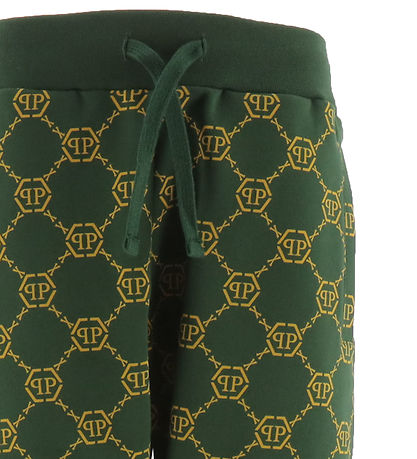 Philipp Plein Sweatpants - Monogram - Grøn/Gul