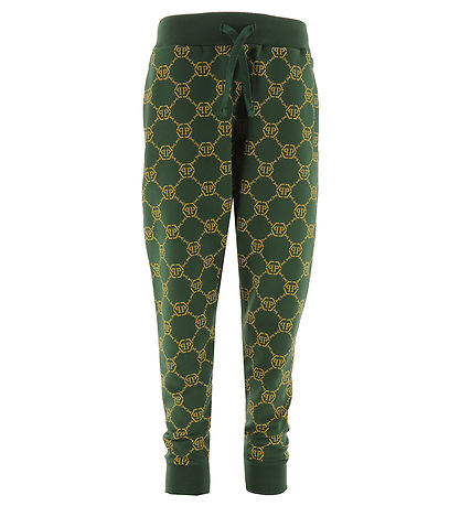 Philipp Plein Sweatpants - Monogram - Grøn/Gul