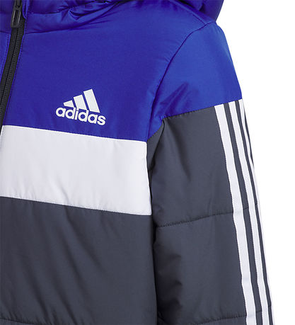 adidas Performance Dynejakke - LK Pad JKT - Blå/Hvid