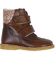 Angulus Vinterstøvler - Tex - Cognac m. For/Velcro
