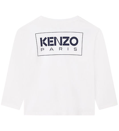 Kenzo Bluse - Ivory m. Navy
