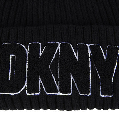 DKNY Hue - Strik - Sort m. Frotté