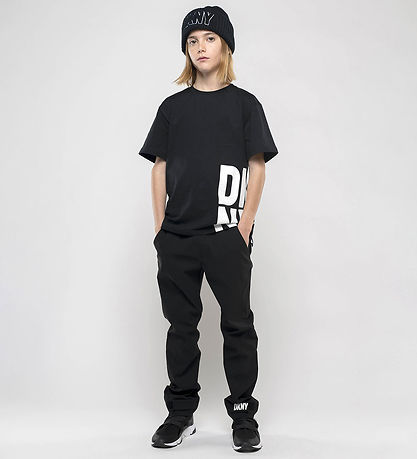 DKNY Hue - Strik - Sort m. Frotté