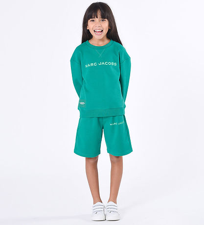 Little Marc Jacobs Sweatshirt - Grøn m. Print