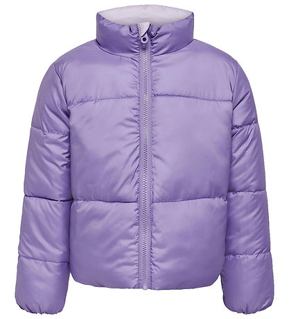 Kids Only Dynejakke - Vendbar - KogNewricky - Pastel Lilac