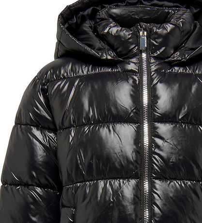 Kids Only Dynejakke - KogNewemmy - Black/Silver Trim