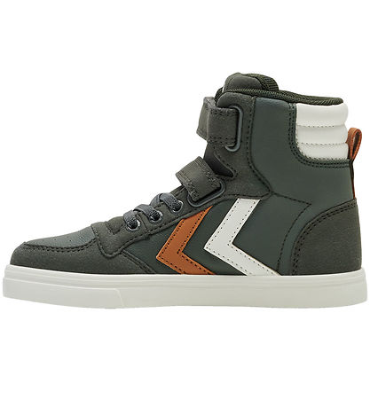 Hummel Støvler - Slimmer Stadil Leather High JR - Forest night