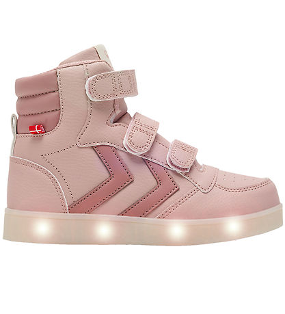 Hummel Støvler m. Lys - Stadil Flash - Woodrose