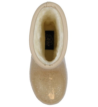 Petit by Sofie Schnoor Gummistøvler m. For - Nougat m. Glimmer