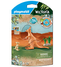 Playmobil Wiltopia - Kænguru m. Unge - 7 Dele - 71290