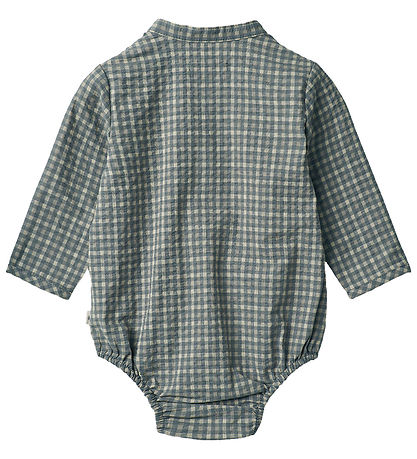 Wheat Skjortebody l/æ - Victor - Autumn Sky Check
