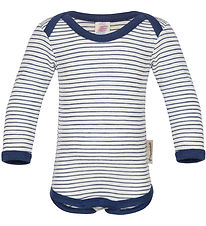 Engel Body l/æ - Uld/Silke - Natural/Navy Blue