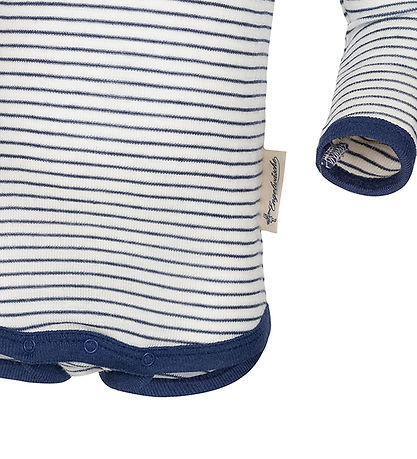 Engel Body l/æ - Uld/Silke - Natural/Navy Blue