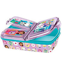 Gabby's Dollhouse Madkasse m. 3 Rum - 18x13x5,5 cm 