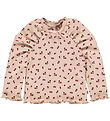 Müsli Bluse - Rib - Berry - Spa Rose/Fig/Berry Red