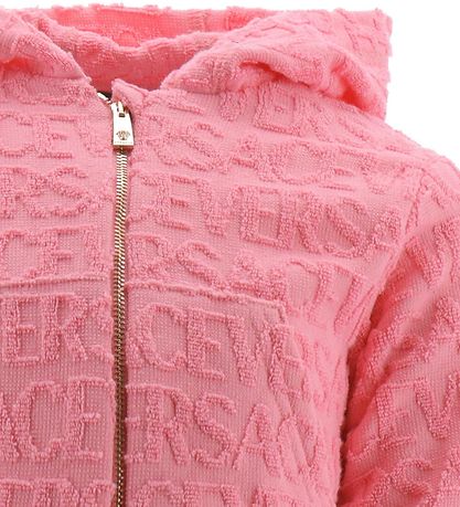 Versace Cardigan - Cropped - Frotté - Flamingo