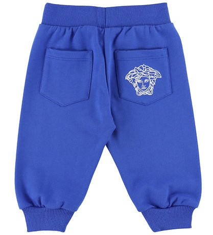 Versace Sweatpants - Blå/Hvid m. Print