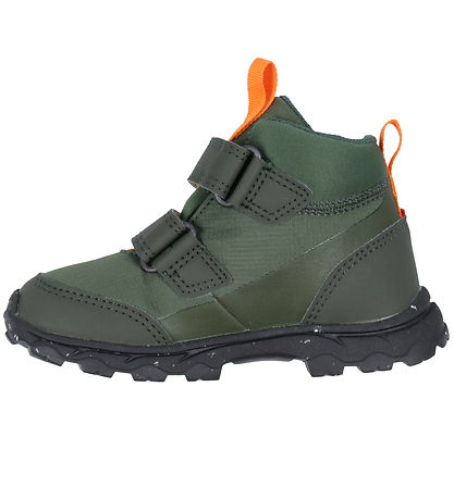 Viking Vinterstøvler - Ask Mid F GTX - Huntinggreen/Orange