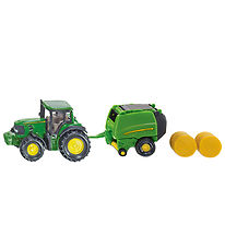 Siku Traktor - JD Traktor m. Round Baler