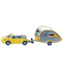 Siku Bil - Bil m. Campingvogn