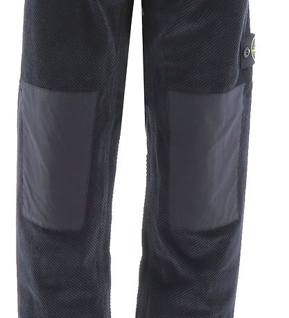 Stone Island Fløjlsbukser - Navy Blue