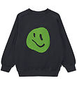 Molo Sweatshirt - Mar - Sort m. Frotté
